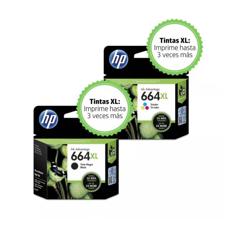 Cartuchos Hp 664XL Negro / Color Original